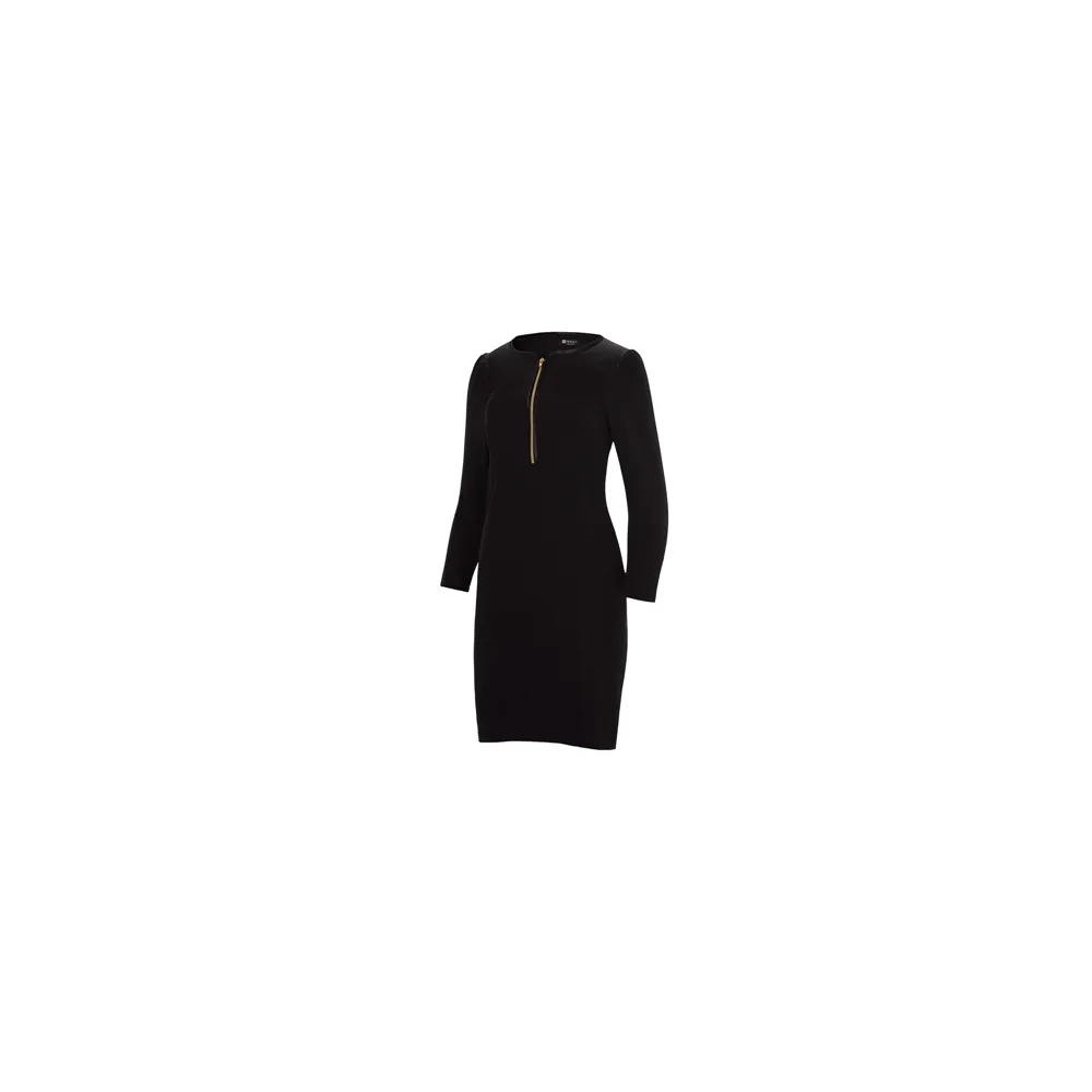 VESTIDO CUELLO CAJA MANGA 3/4