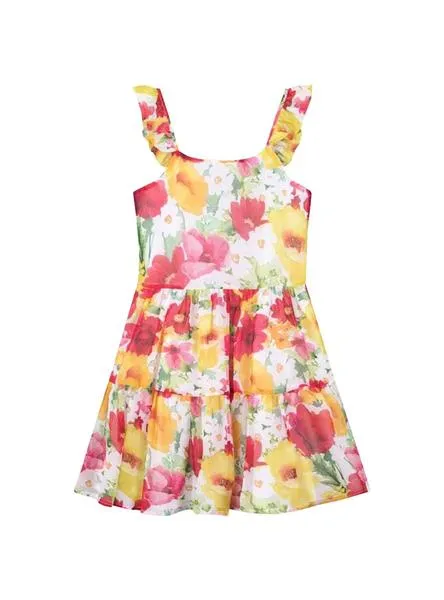 vestido mayoral spring multicolor para niña