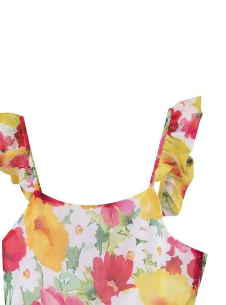 vestido mayoral spring multicolor para niña