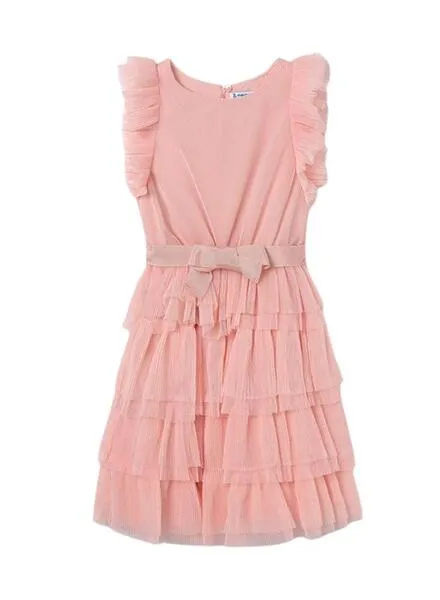 Vestido Mayoral Tul Rosa para Niña