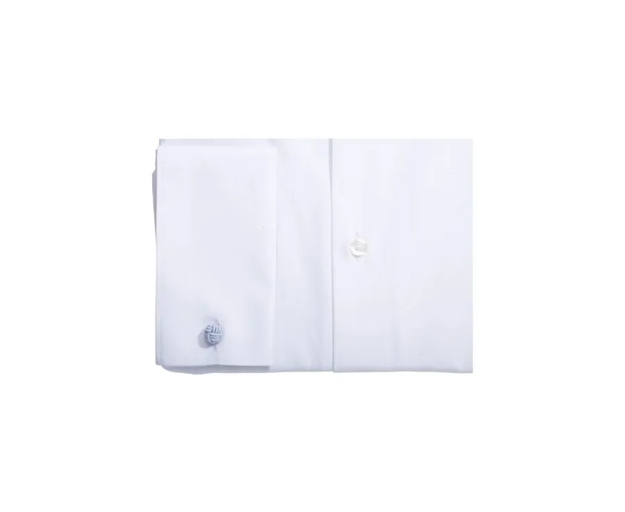WHITE COTTON SHIRT WITH CUFFLINKS  ALBERTINO CLASSIC