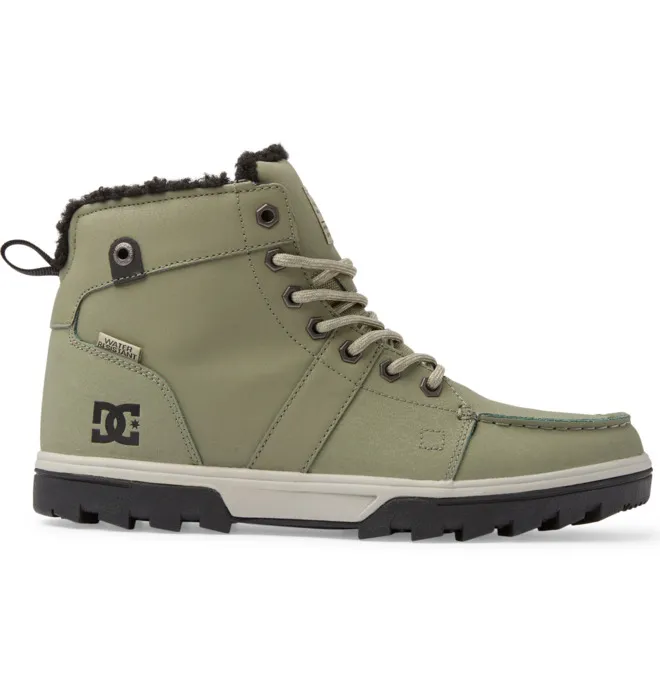 WOODLAND  BOTAS DE CUERO CON FORRO DE SHERPA PARA HOMBRE
