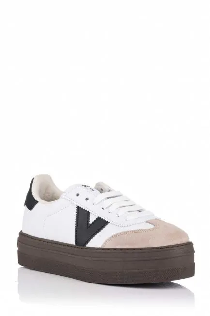 ZAPATILLA CON PLATAFORMA  BERLíN EFECTO PIEL
