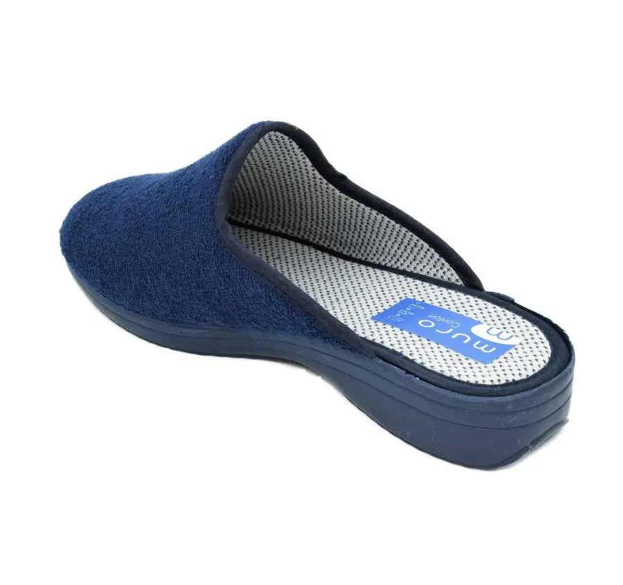 ZAPATILLA DE CASA DE MUJER MURO CÓMODA Y FRESCA CHINELA RIZO MARINO 20662