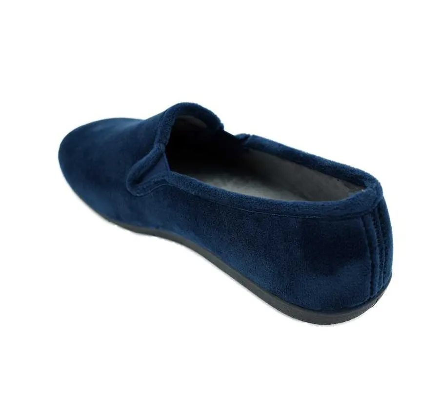 ZAPATILLA DE CASA PARA HOMBRE MUY COMODA COPETE ELASTICO CANADA MARINO