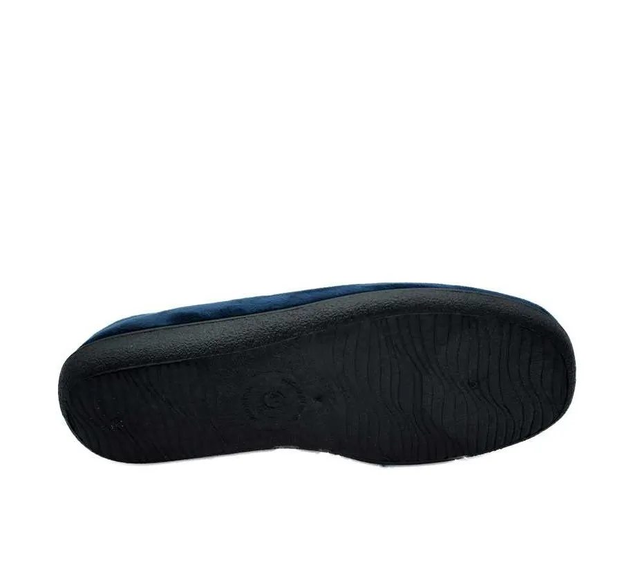 ZAPATILLA DE CASA PARA HOMBRE MUY COMODA COPETE ELASTICO CANADA MARINO