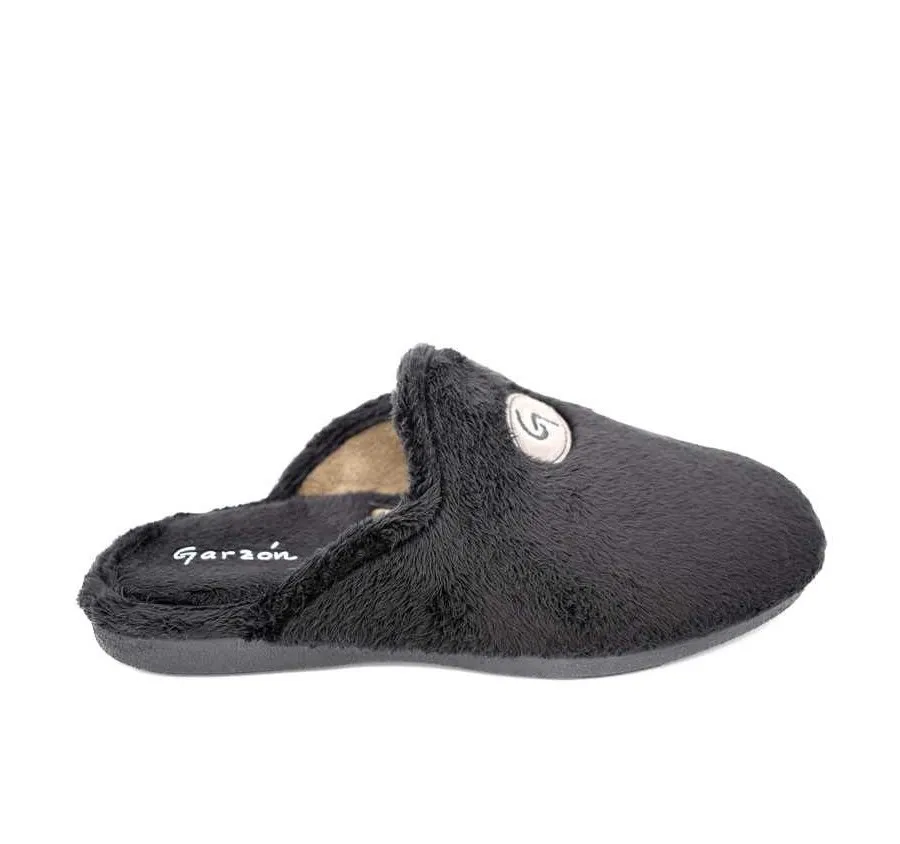 ZAPATILLA DE CASA PARA HOMBRE MUY CÓMODA DE GARZÓN CHINELA MONTLIS NEGRO