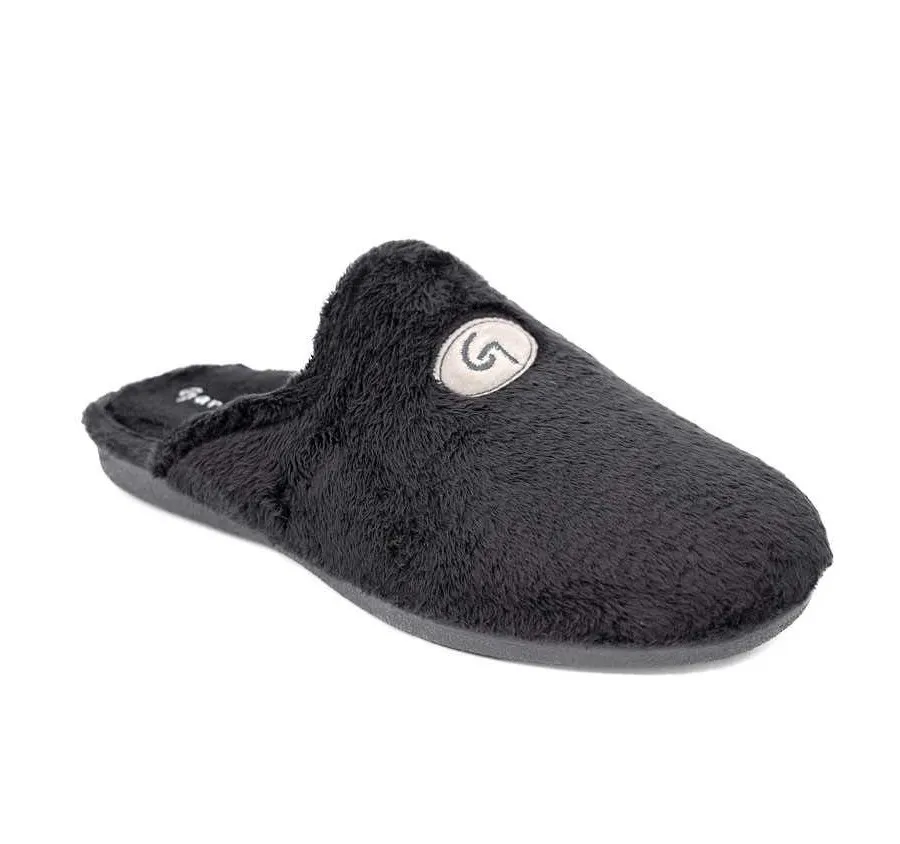 ZAPATILLA DE CASA PARA HOMBRE MUY CÓMODA DE GARZÓN CHINELA MONTLIS NEGRO