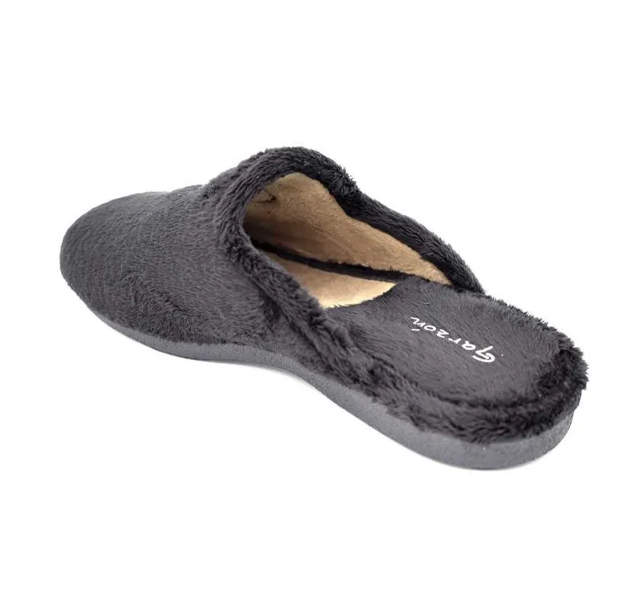 ZAPATILLA DE CASA PARA HOMBRE MUY CÓMODA DE GARZÓN CHINELA MONTLIS NEGRO
