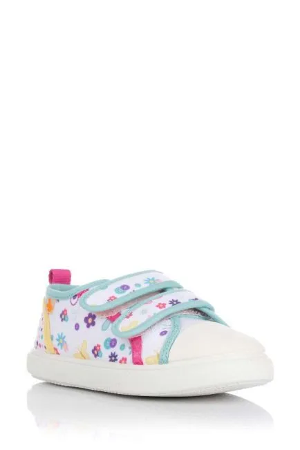 ZAPATILLA DE LONA  FLORES
