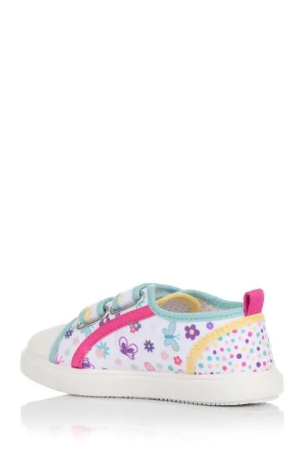 ZAPATILLA DE LONA  FLORES