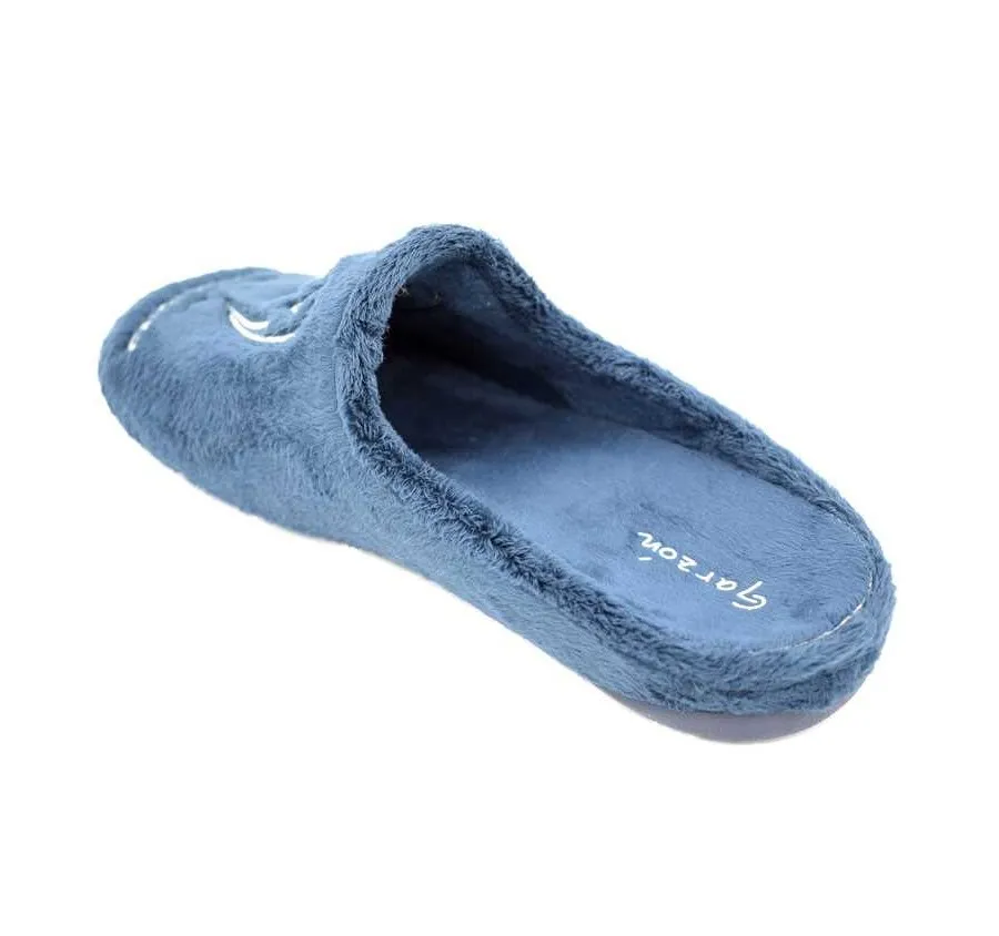ZAPATILLA DESCALZA GARZÓN MARINO CHAMPIONS CÓMODA PARA EL HOGAR