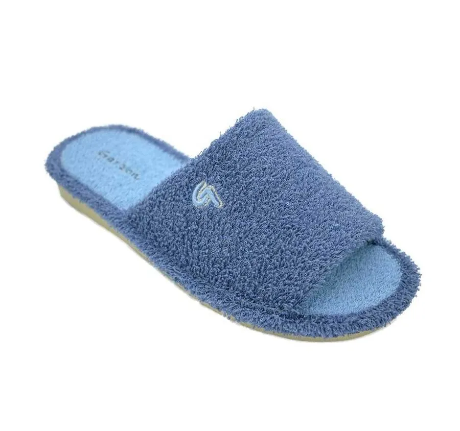 ZAPATILLA GARZÓN P410 RIZO SPA ÍNDIGO/CELESTE PISO ESPECIAL PARQUET  26180