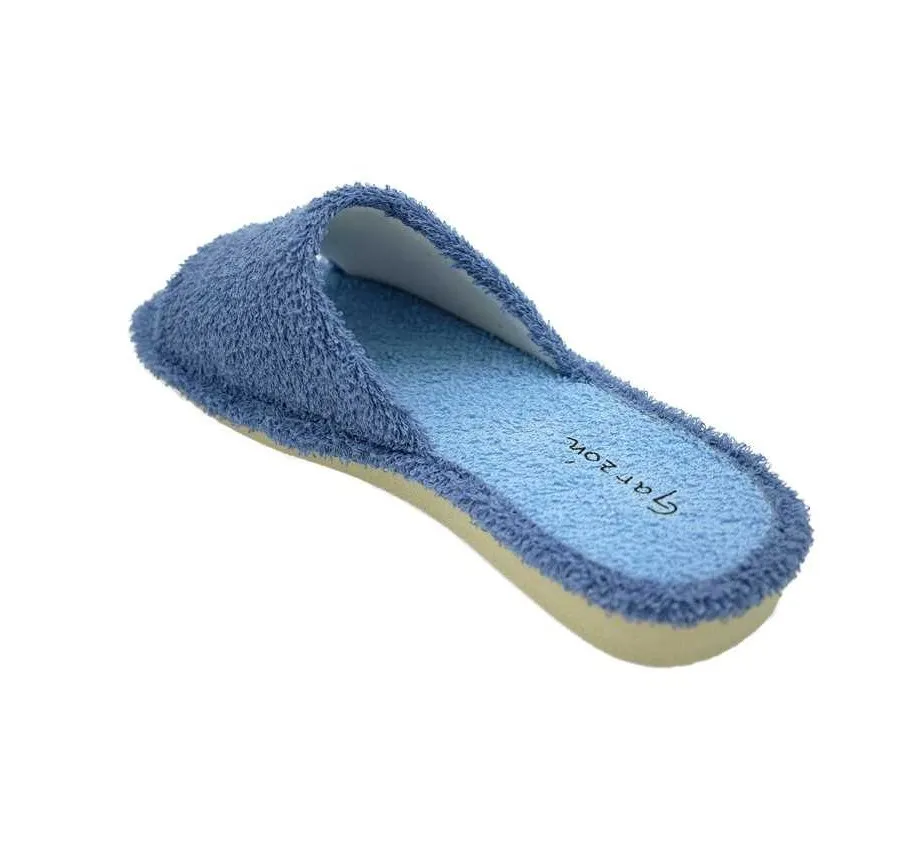 ZAPATILLA GARZÓN P410 RIZO SPA ÍNDIGO/CELESTE PISO ESPECIAL PARQUET  26180