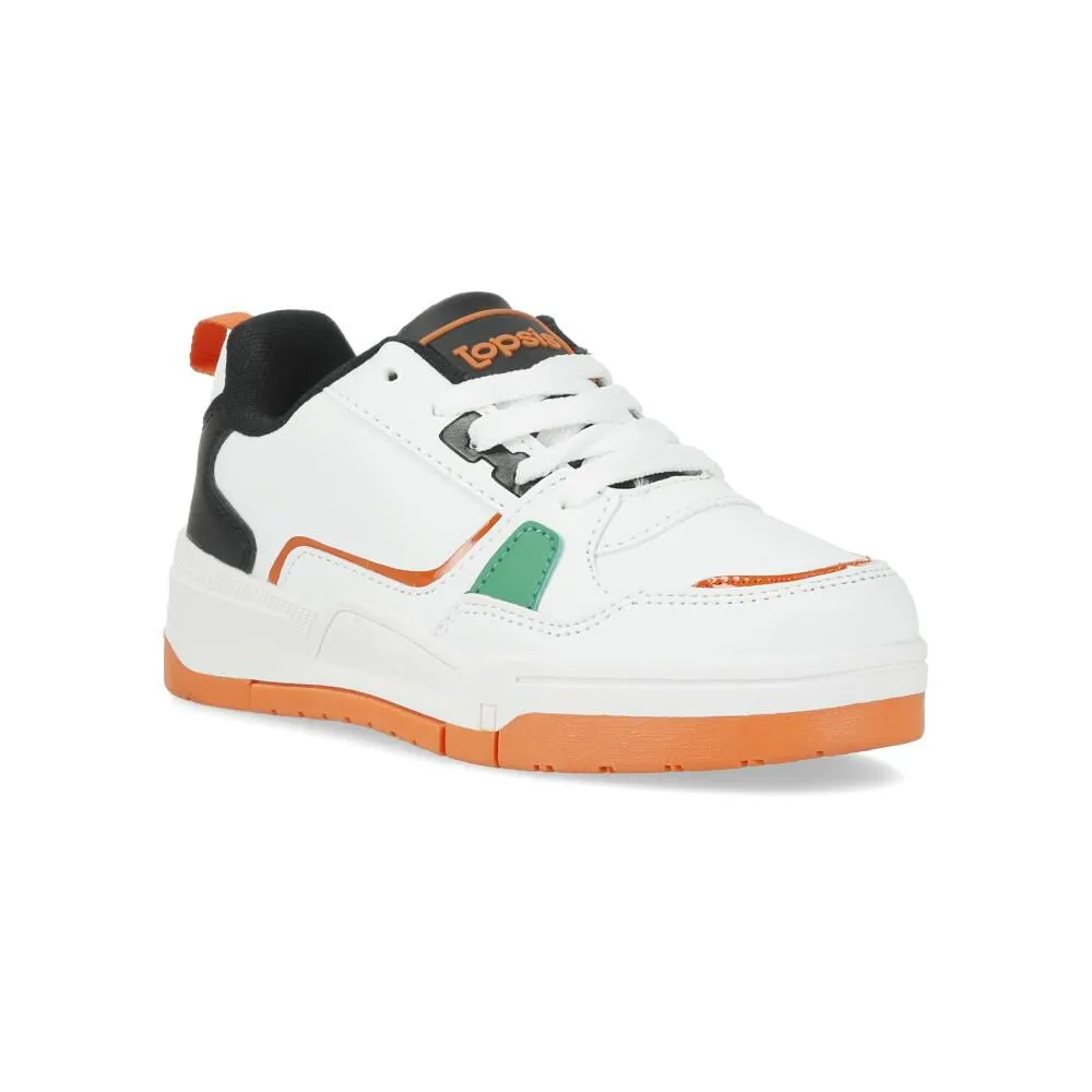 Zapatilla Infantil Niño Topsis Blanco