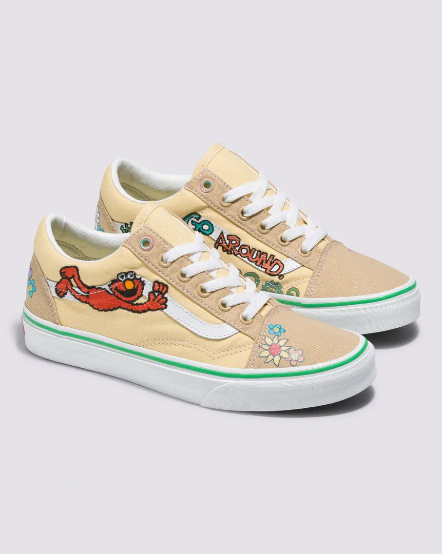 Zapatilla Old Skool Sesame Street Natural
