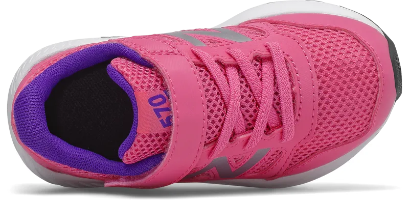 Zapatilla Urbana Infantil New Balance 570 Rosada