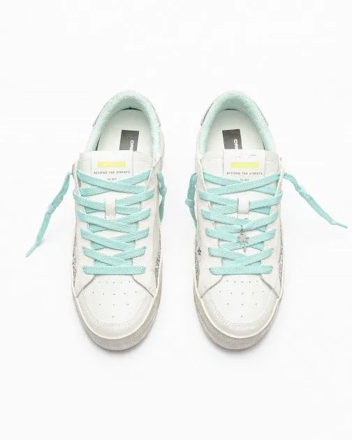 Zapatillas blancas Crime London SK8 Deluxe Blanco