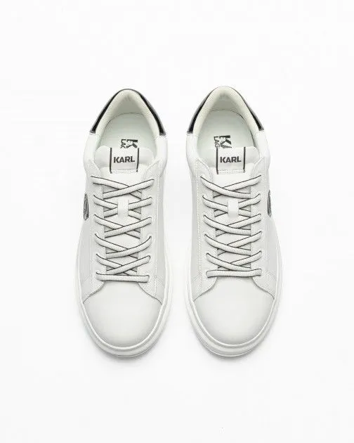 Zapatillas blancas Karl Lagerfeld Kapri Mens NeoNFT Lo Lace Blanco