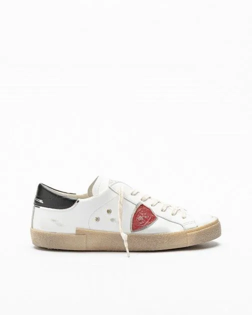 Zapatillas blancas Philippe Model PRSX Low Man Blanco