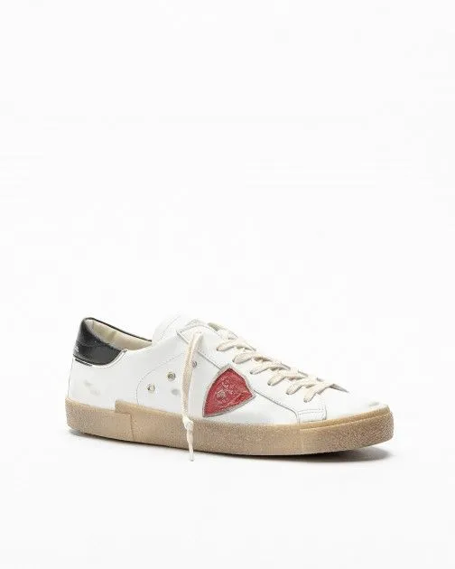 Zapatillas blancas Philippe Model PRSX Low Man Blanco