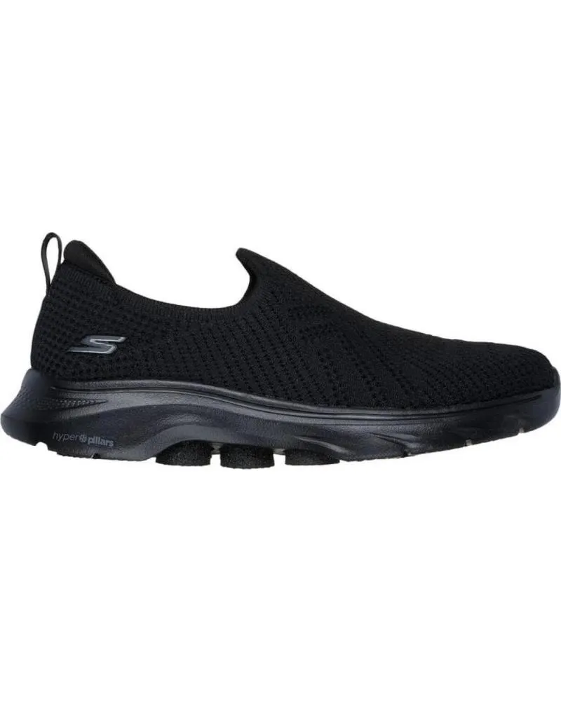 Zapatillas deporte SKECHERS  de Mujer ZAPATILLA NEGRA SIN CORDON GO WALK 125204BBK  NEGRO