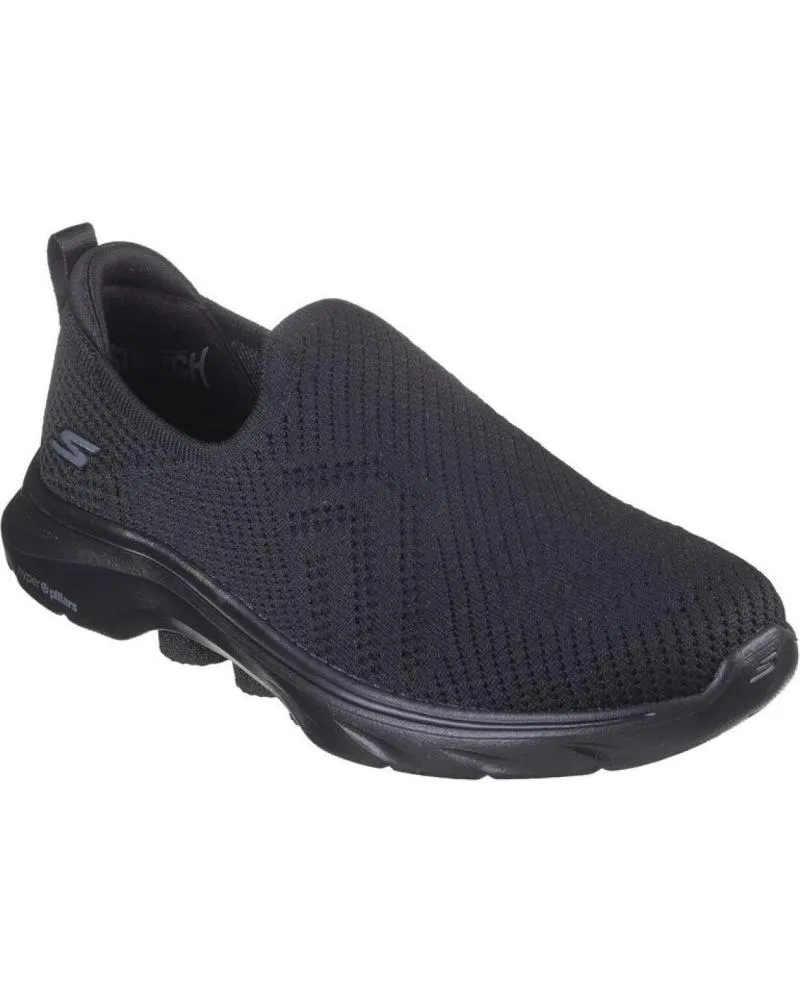 Zapatillas deporte SKECHERS  de Mujer ZAPATILLA NEGRA SIN CORDON GO WALK 125204BBK  NEGRO