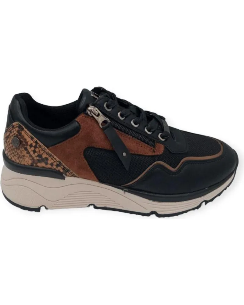 Zapatillas deporte XTI  de Mujer ZAPATILLA BRONCE 44540  MARRN
