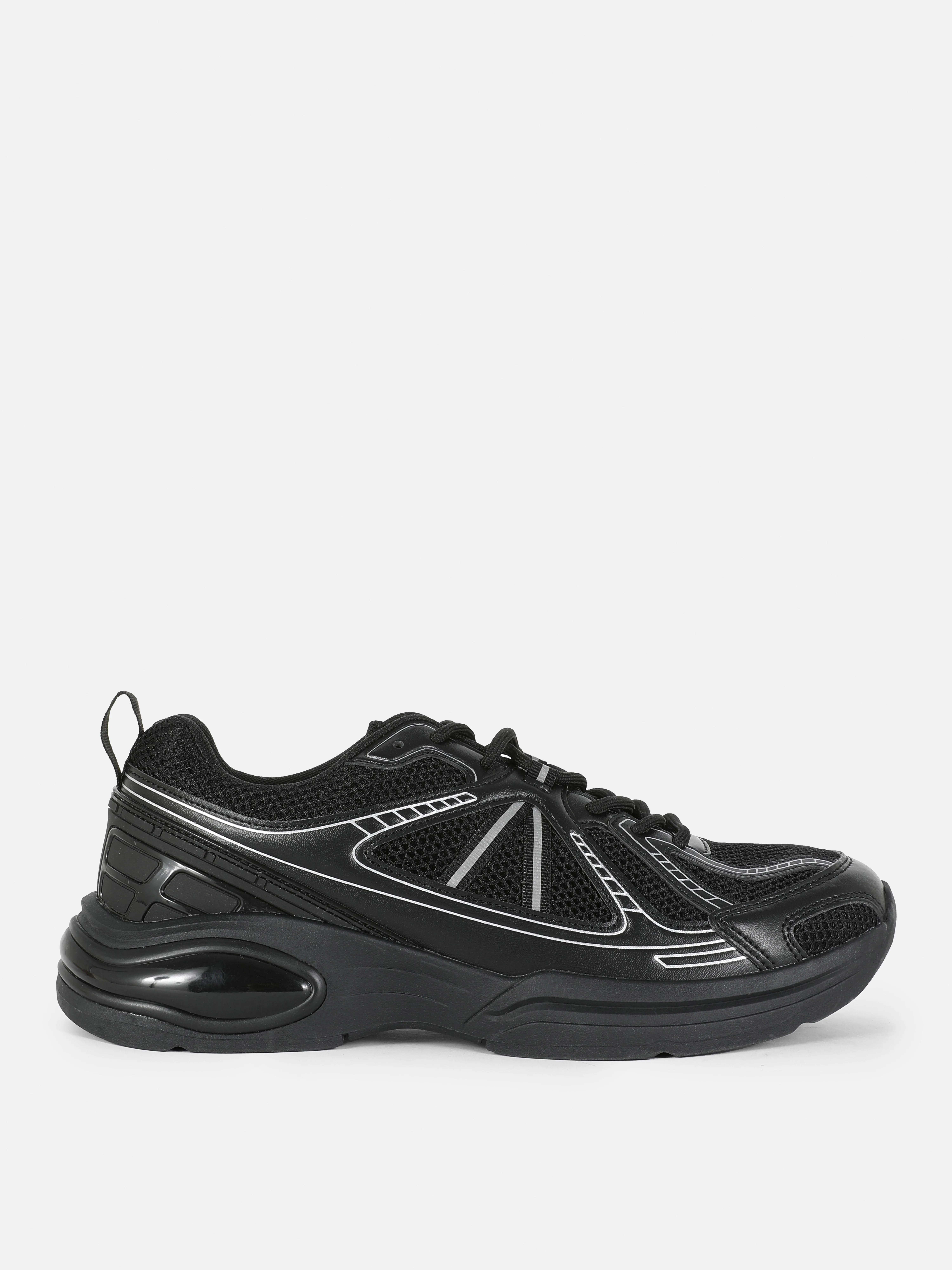 Zapatillas deportivas de caña baja con paneles