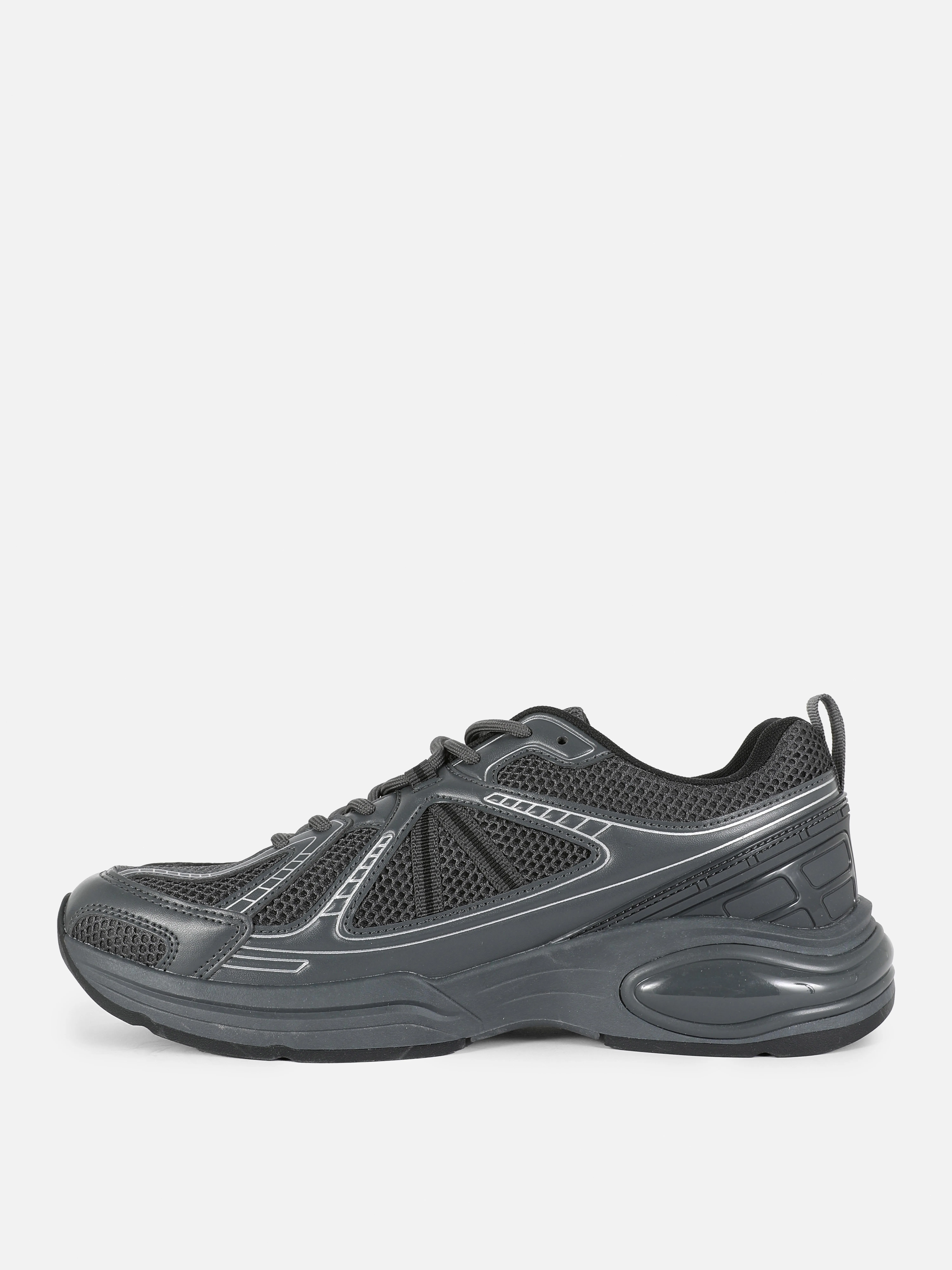Zapatillas deportivas de caña baja con paneles