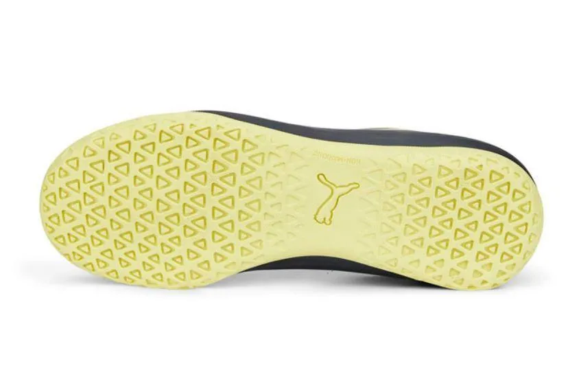 Zapatillas Fútbol Sala Puma Rapido III IT Jr Niños Azul/Amarillo