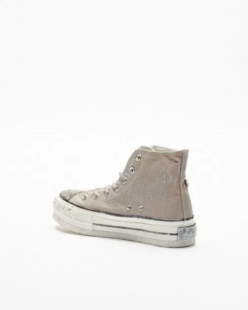 ZAPATILLAS NANKU COUTURE NA05 GRIS PARDO