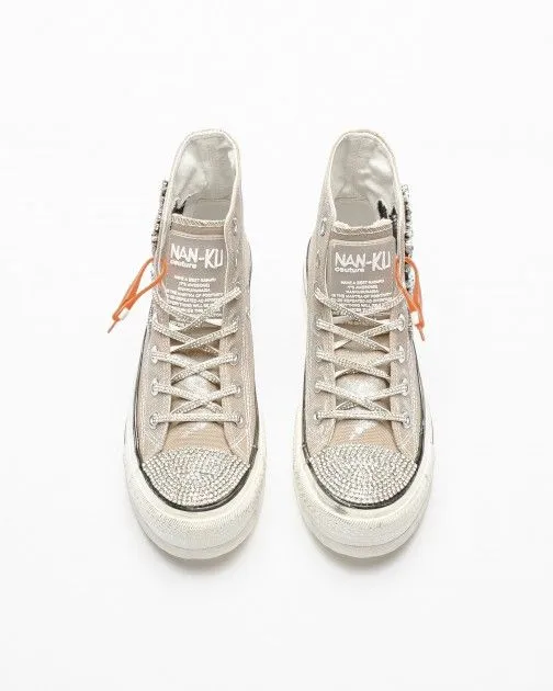 ZAPATILLAS NANKU COUTURE NA05 GRIS PARDO