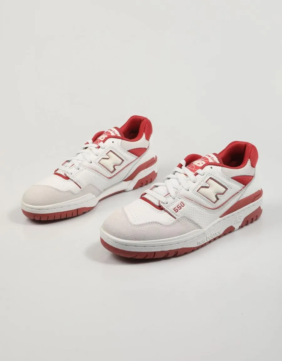  ZAPATILLAS NEW BALANCE BB550 STFWHITE/RED 83401