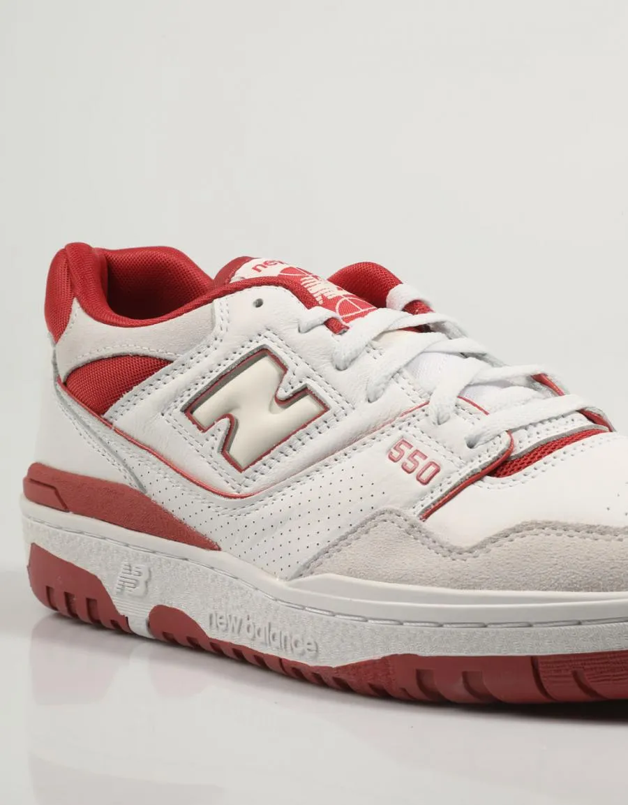  ZAPATILLAS NEW BALANCE BB550 STFWHITE/RED 83401
