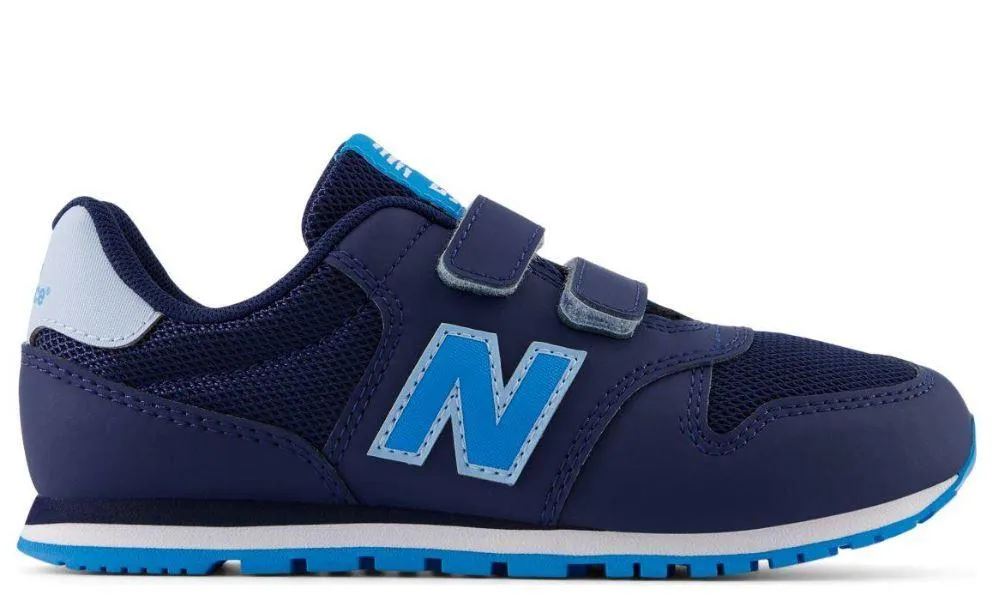 Zapatillas New Balance PV500FNB Velcro Azul Marino/Celeste