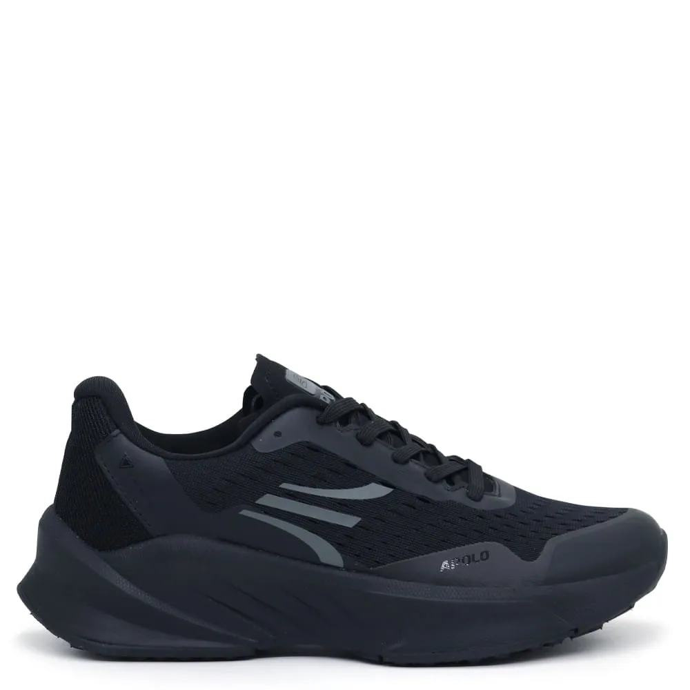 ZAPATILLAS RUNNING HOMBRE APOLO AH2344 NEGRO