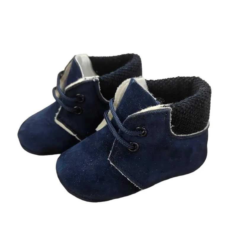 Zapato bota bebé marino de Cuquito