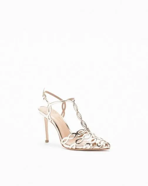 Zapato destalonado PROF 780042 Dorado