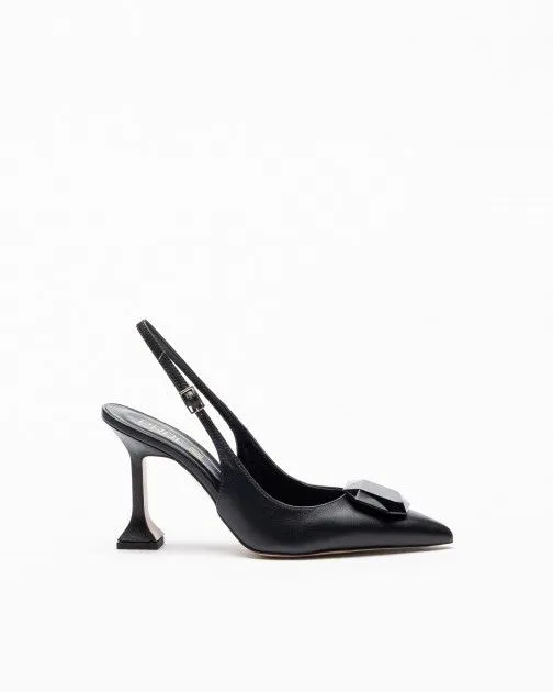 Zapato destalonado PROF Ines Negro