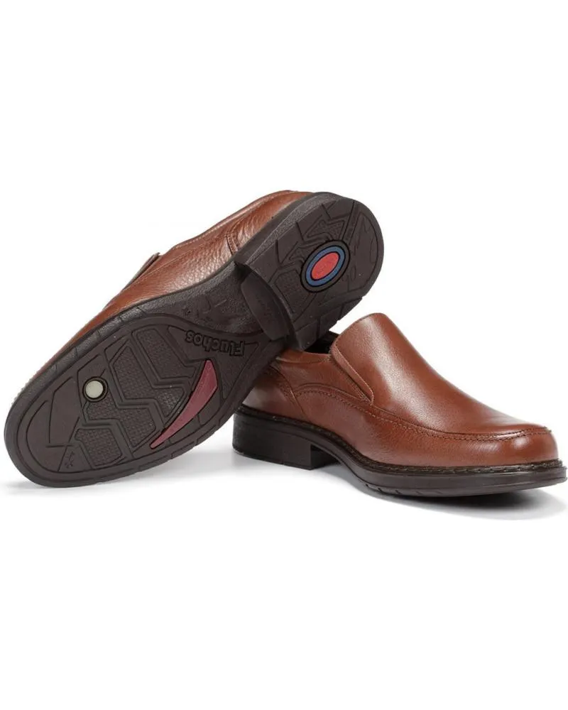 Zapatos de Hombre FLUCHOS ZAPATOS DE VESTIR COLOR CUERO 9578 MARRON