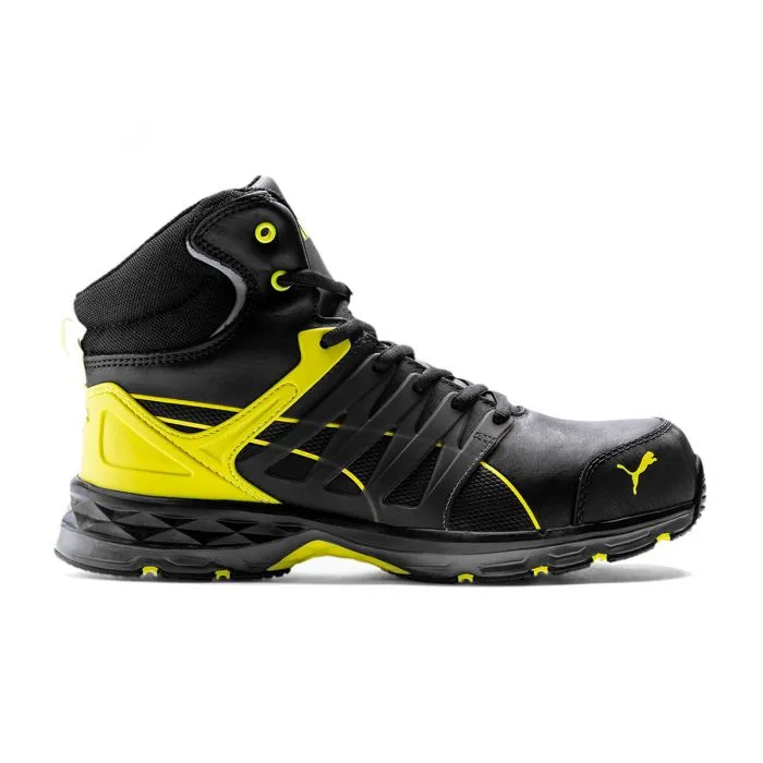 Zapatos de seguridad Puma Velocity 2.0 Yellow Mid S3 SRC HRO ESD
