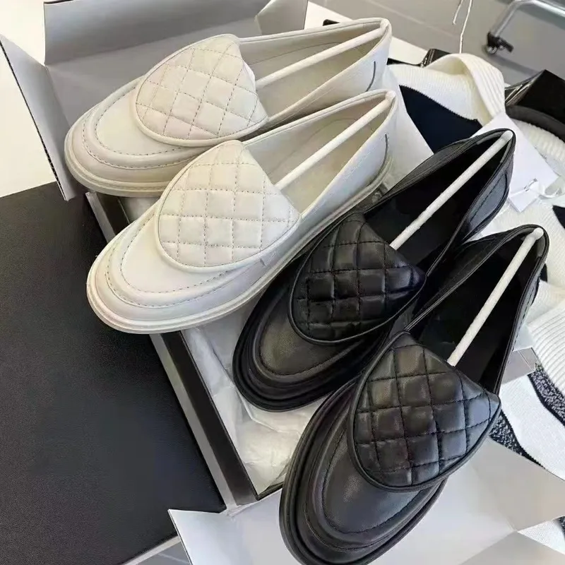 Zapatos de vestir mocasines acolchados 100% cuero real Mocasines de mujer Mocasín de calidad superior Zapatos planos Piel de cor
