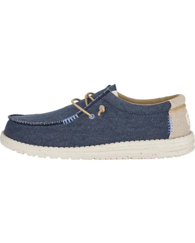 Zapatos HEY DUDE  de Hombre HOMBRE MOCASINES WALLY COASTLINE JUTE MARINO  VARIOS COLORES