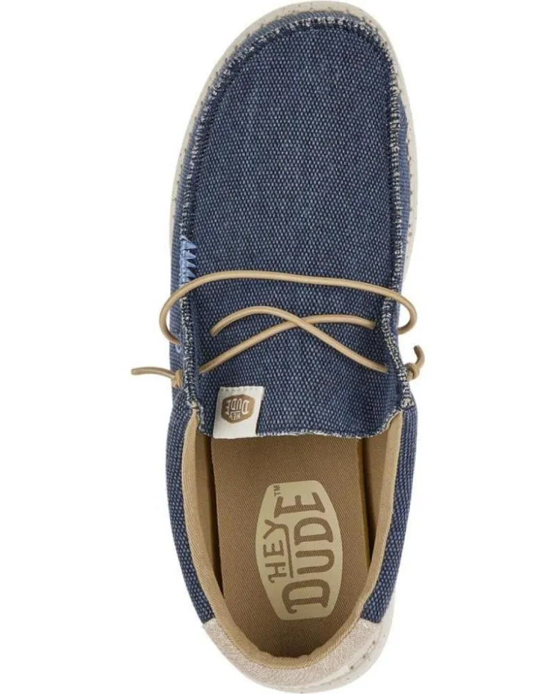 Zapatos HEY DUDE  de Hombre HOMBRE MOCASINES WALLY COASTLINE JUTE MARINO  VARIOS COLORES