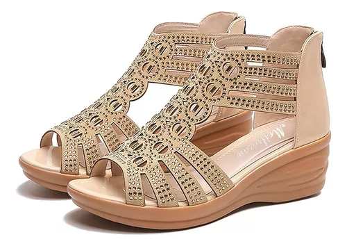  Zapatos Para Dama Sandalia Ortopédica Sandalias Mujer Tacon