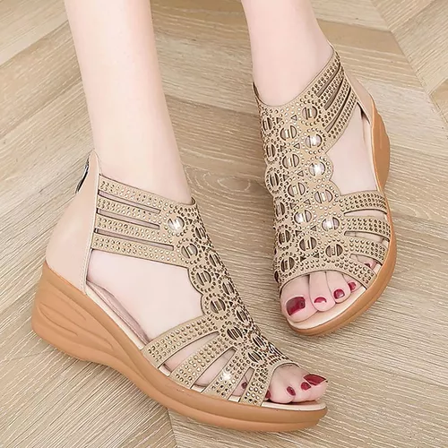  Zapatos Para Dama Sandalia Ortopédica Sandalias Mujer Tacon