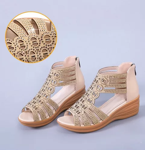  Zapatos Para Dama Sandalia Ortopédica Sandalias Mujer Tacon