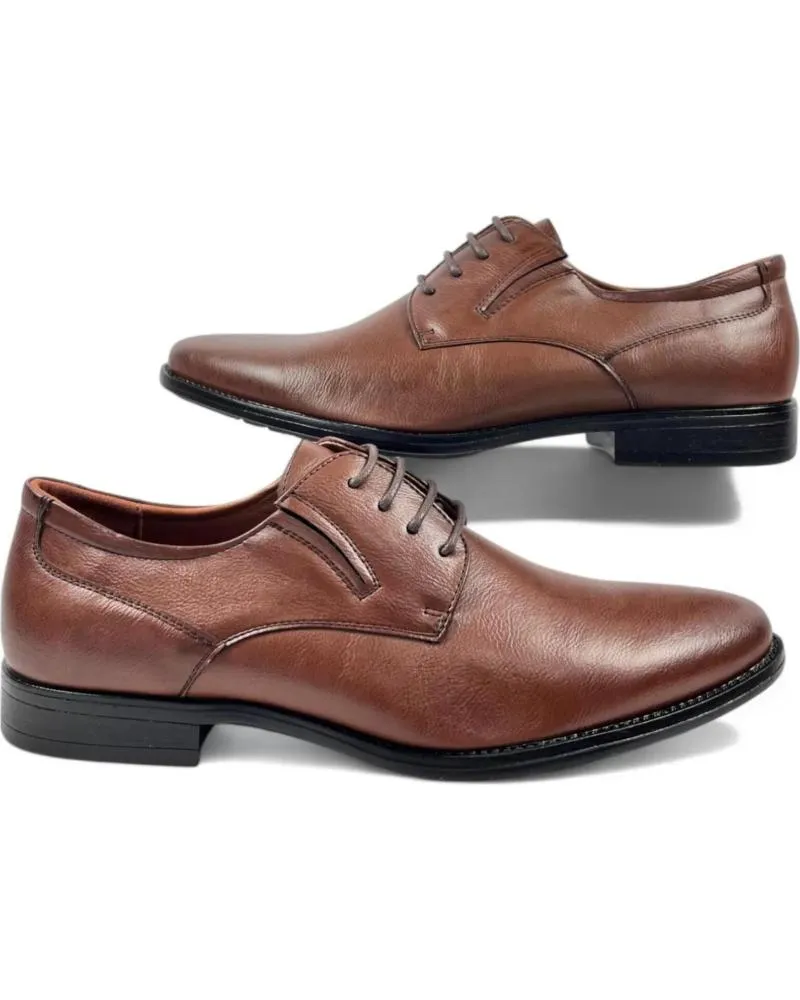 Zapatos TIMBOS  de Hombre ZAPATO VESTIR DE HOMBRE CUERO 130838  MARRóN