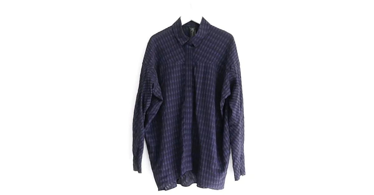 Zero+Maria Cornejo Marino/Camisa suelta negra Negro Azul marino 